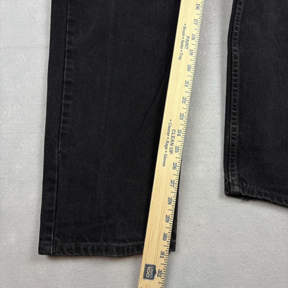 Vintage Levi’s 505 Black Jeans Men’s 36x32 (Fits 34x31) Made In USA 90s Straight - Picture 3 of 11